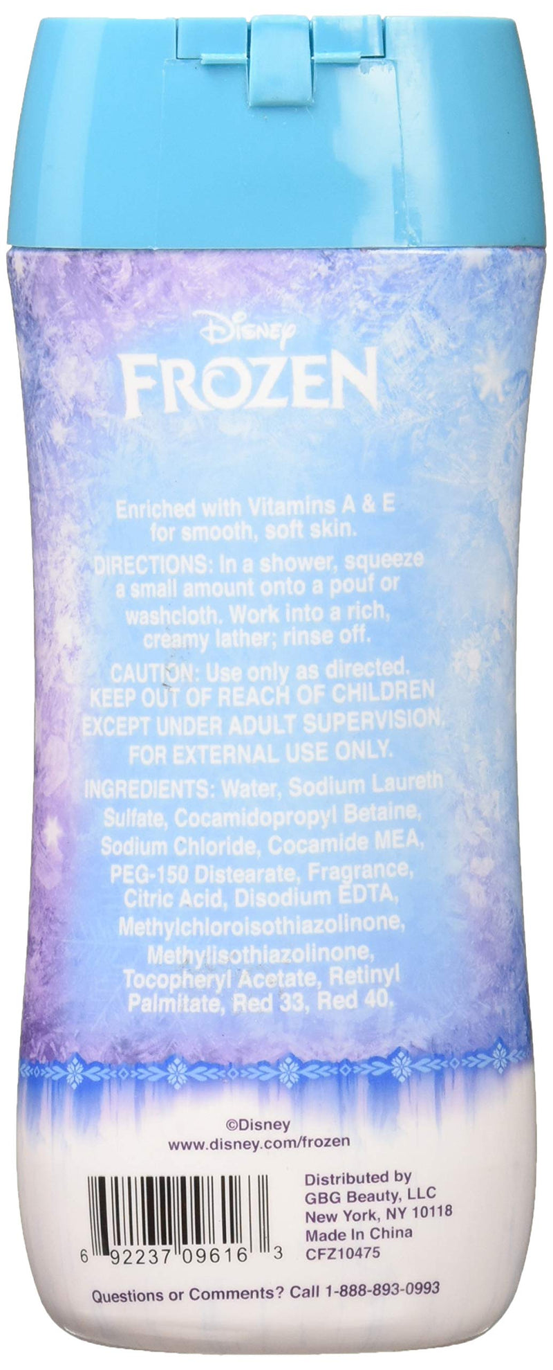 Disney Frozen Body Wash, blue, Frosted Berry, 1 Count