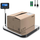 KKZ Shipping Scale, 440 LB Heavy Duty Postal Scale for Packages, Large Mailing Scale for Postage, Industrial, Small Business, Laundry, Warehouse, Stainless Steel