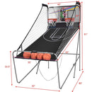 Indoor Double Electronic Basketball Game with 4 Balls