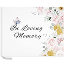 TAOPE Funeral Guest Book,Guest Book for Funeral,Celebration of Life Guest Book,Funeral Guest Book for Memorial Service,10.2” x 7.8”,Guest Sign in Book(Flower)