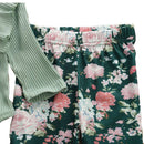 Newborn Infant Baby Girl Christmas Romper Clothes Playsuit Leggings Pants Outfit