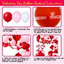 Valentine's Day Balloon Garland Arch Kit, 40" Love Foil Balloons Decoration