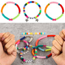 Koralakiri 12000Pcs Flat Polymer Clay Beads Kit 48 Colors,6mm Heishi Beads for Bracelets Necklaces Jewelry Making Gifts for Girls Ages 6-12