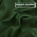 HIG Light Weight Down Alternative Comforter Set, Queen, Green, Reversible