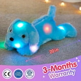 20" Light up Puppy Stuffed Animal,Creative Night Light Lovely LED Dog Glow Toy,Gifts for Kids