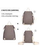 Forestfish Boho Backpack Purse for Women Canvas Rucksack Shoulder Bag