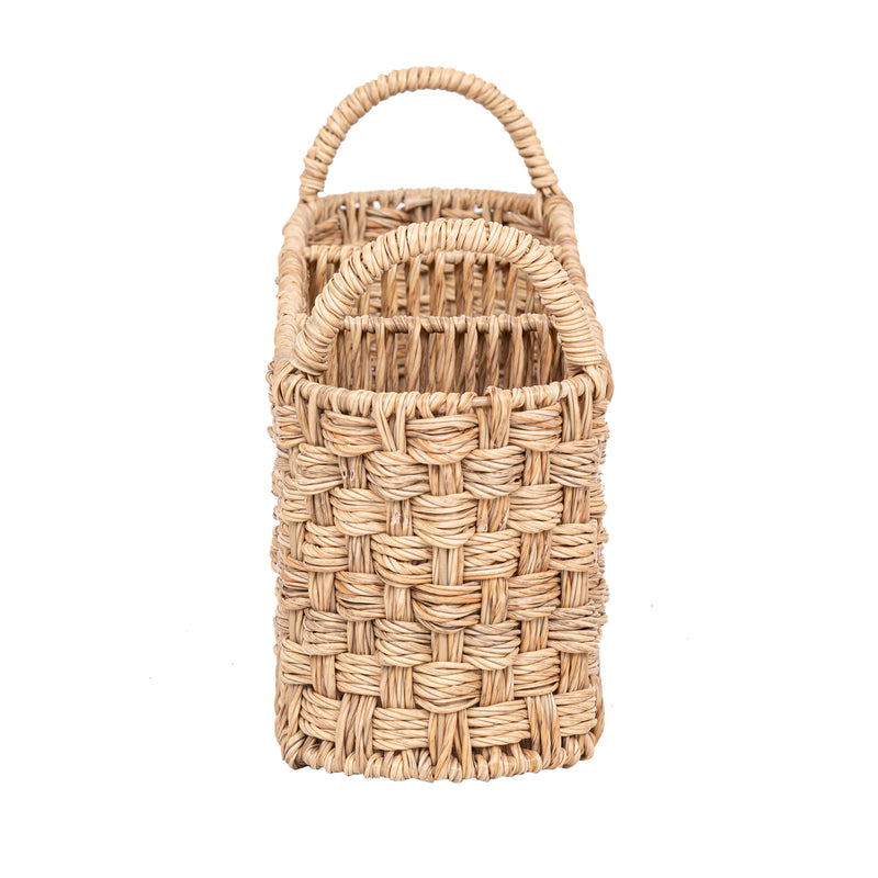 Better Homes & Gardens- Beige Oval Rattan Caddy