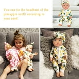 ZITA ELEMENT Baby Doll Clothes 14-16 Inch 5 Sets Doll Outfits Pajamas for 43cm New Born Baby Dolls