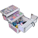 Townley Girl Train Case Cosmetic Makeup Set for Girls, Ages 3+