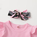 Baby Girl Clothes Toddler Girl Camo Outfit Ruffle Sleeve Shirt Floral Pant Set Fall Winter Clothing for Girl (12-18 Months, Pink)