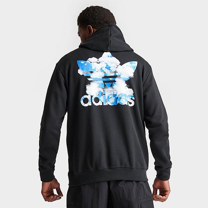 MEN'S ADIDAS ORIGINALS CLOUDY TREFOIL GRAPHIC HOODIE