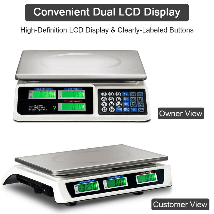 66 lbs Digital Weight Food Count Scale