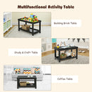 Solid Multifunctional Wood Kids Activity Play Table