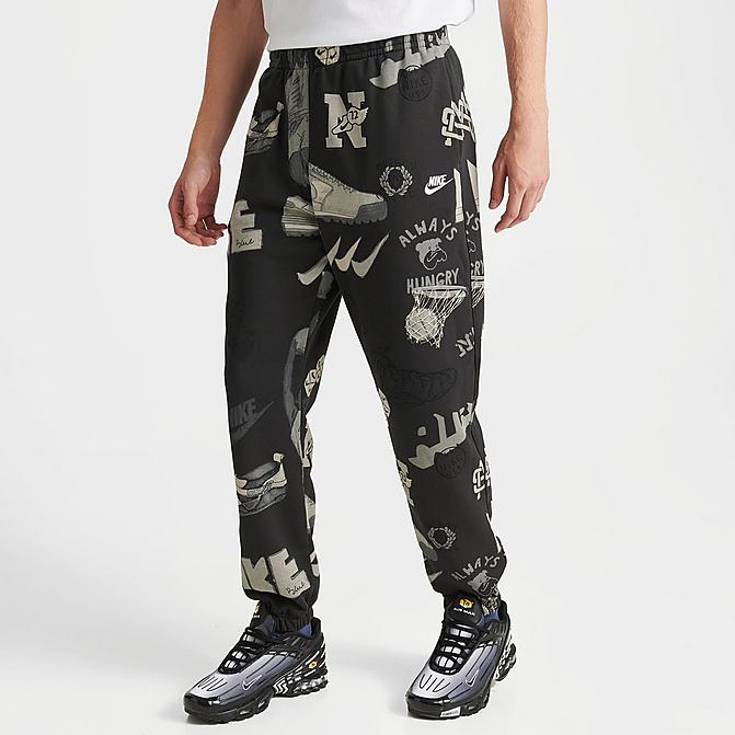 MEN'S NIKE SPORTSWEAR CLUB FLEECE ALLOVER PRINTED JOGGER PANTS