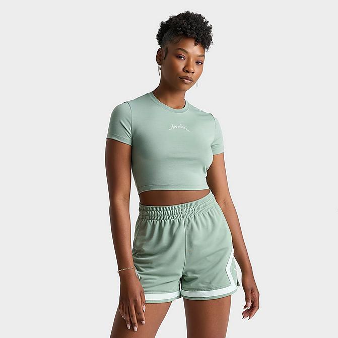 WOMEN'S JORDAN SLIM CROPPED GRAPHIC T-SHIRT