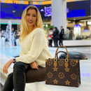 Mila Kate Top Handle Satchel Bags tote purse for Women | Women's Shoulder Purses and Handbags | Medium 13.5 X 10.3 X 5.5 Inches