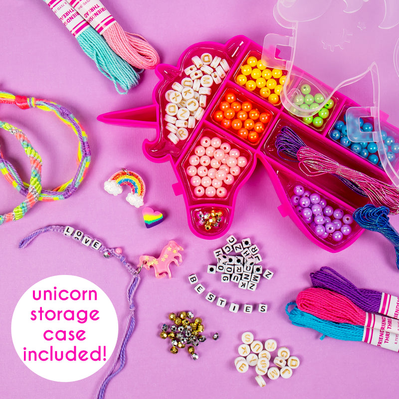 Just My Style Unicorn Friendship Bracelet Making Kit, Child, Ages 6+