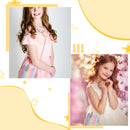 sixwipe Unicorn Purse for Little Girls, 7 Pcs Cute Kids Purse Crossbody Bags with Kids Dress Up Jewelry Set