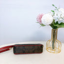 COACH Nolita 19 In Signature Canvas Bag Purse (Brown Red)