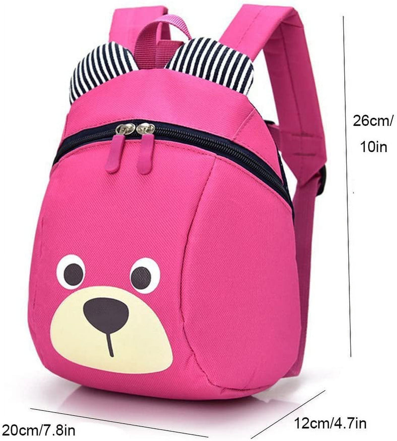 Age 1-2Y Cute Bear Small Toddler Backpack With Leash Children Kids Backpack Bag