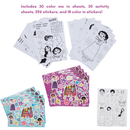 Disney Encanto Mirabel Girls Art Kit Stickers Markers Gel Pens 200 Piece Set, for Ages 6+