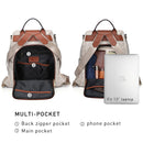 MKP Woman Fashion Backpacks Handbags Anti-Theft Travel School Bags Shoulder Purse Wallet Set 2pcs