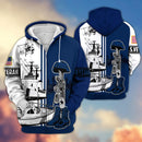 Unique Proudly Served US Veteran Zip Hoodie, Veterans Day Gifts Ideas, Hoodie For Men, Military Veteran Apparel - Medium