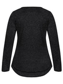 Rivelino Plus Size Workout Tops for Women Long Sleeve Shirts Yoga T-Shirt Athletic Tee Tops