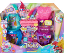 Mattel DreamWorks Trolls Band Together Toys, Mount Rageous Playset with Queen Poppy Small Doll & 25+ Accessories, 4 Hair Pops