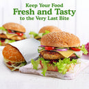 Regency Wraps Grease Resistant Serving Snack Bags, Aluminium Foil Lined Bags, Perfect for Hamburgers, Sandwiches, and More, Measures 5.25 x 7.5, Pack of 100