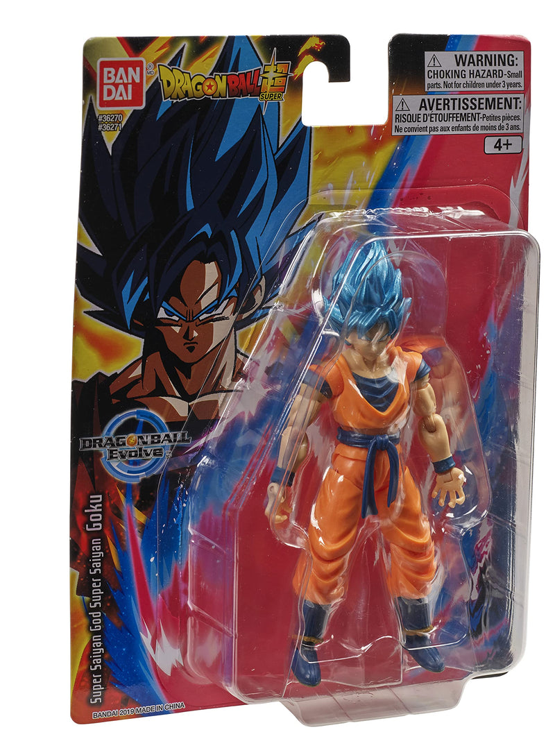 Bandai Namco - Dragon Ball Super - Super Saiyan Blue Vegeta, Dragon Ball Evolve 5" Action Figure