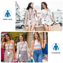 takyu Phone Lanyard, 2 Pack Adjustable Cell Phone Lanyard Crossbody Neck Strap & 2 Pack Wrist Strap with Tether Tabs Compatible for iPhone Android Smartphones- DarkPule Black