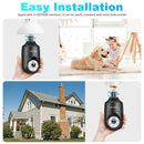 AlkiVision 2K Light Bulb Security Camera Wireless Outdoor - 360° AI Motion Detection Cameras for Home Security Outside, 2.4G Hz, Full-Color Night Vision, Auto Tracking, Siren Alarm, SD/Cloud Storage