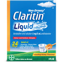 Claritin New Cooling Honey Flavored Liquid, 24hr Non-Drowsy Allergy Medicine for Adults — Instantly Soothing Liquid for Relief of Sneezing, Runny Nose, Watery Eyes and Itchy Throat 8 oz