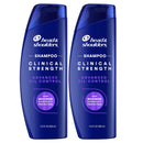 Head & Shoulders Clinical Dandruff Shampoo Twin Pack, Prescription Strength, Oil & Flake Control, Seborrheic Dermatitis Relief, Citrus, 13.5 Fl Oz Each (Set of 2)