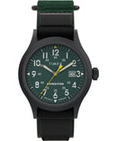 Timex Men's Expedition Scout 40mm Watch - Green Fastwrap Green Dial IP Black Case