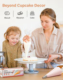 Kootek 12" Piping Bags (100Pcs), Disposable Pastry Bags Anti Burst Icing Frosting Bag Thick Cake Decorating Bags for Cookie, Cupcake, Candy, Baking Supplies Tools