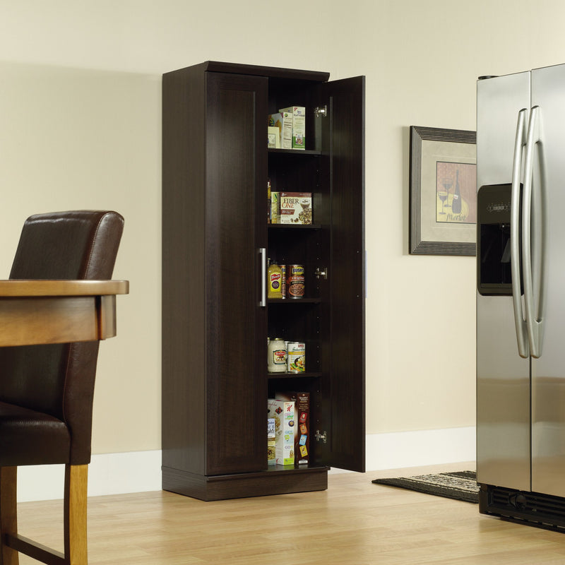 Sauder HomePlus Storage Pantry cabinets, L: 23.31" x W: 17.01" x H: 71.18", Dakota Oak finish