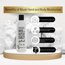 Alyssa Ashley Musk Hand and Body Moisturizer - Lotion for Women - Body Cream for Smooth, Moisturized Skin - Citrus and Sicilian Bergamot - 10 oz