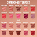 MAYBELLINE Super Stay Teddy Lip Tint, Long Lasting Matte Lipstick For Up To 12HR Wear, Wild At Heart, 1 Count