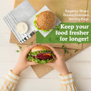 Regency Wraps Grease Resistant Serving Snack Bags, Aluminium Foil Lined Bags, Perfect for Hamburgers, Sandwiches, and More, Measures 5.25 x 7.5, Pack of 100