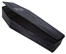 Coffin with Lid Wooden Look Halloween Decoration