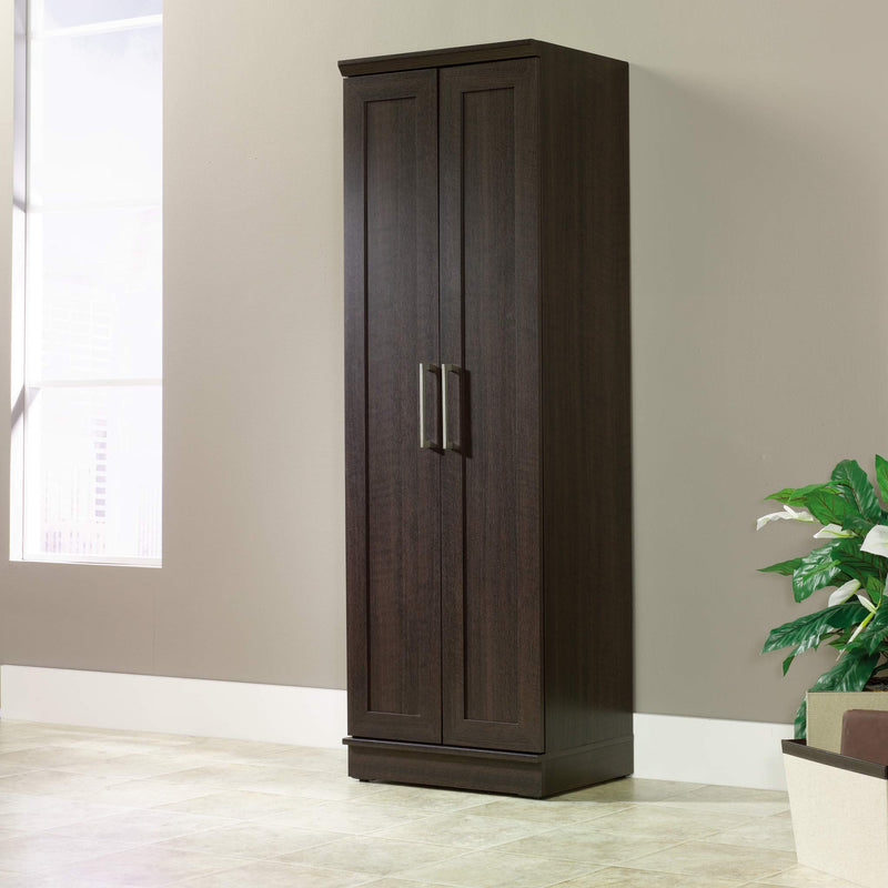 Sauder HomePlus Storage Pantry cabinets, L: 23.31" x W: 17.01" x H: 71.18", Dakota Oak finish