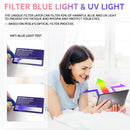 Peslv 2 Pack Like Paper Screen Protector for iPad 9th/8th/7th (10.2-Inch, 2021-2019), Matte Anti Glare PET Film/Blue Light Filter Eye Protection Cover/Drawing & Writing Feel Like on Paper