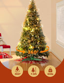 DG-Direct Rotating Christmas Tree Stand, Up to 7.5ft, 90lb Artificial Christmas Tree, 360° Spinning Christmas Tree Stand, Christmas Tree Revolving Base with Remote Control