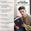 Journal for Men - Life & Work Planner, A 12 Month Goal Planner to Increase Productivity & Positivity, Daily Gratitude Journal for Men and Mindfulness Journal | Manifestation Journal or Planner, Start Anytime - Horizontal Planner