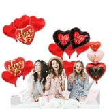 Large, Red I Love You Balloons - 45 Inch, I Love You Balloons With 18 Inch, 20pcs