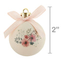 Blushful 12 Count 4cm Pink Christmas Mini Decorative Ornament Set