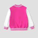 Disney Girls Bomber Jacket Minnie Mouse Daisy Colorblock Varsity Jacket Gift Fall Spring Sizes 3-10