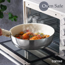 Carote Nonstick Cookware Sets, 16 Pcs Stainless Steel Non Stick Pots and Pans Set